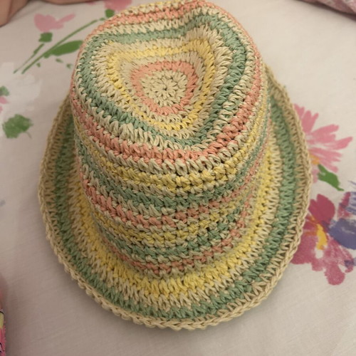 3 girls' bikinis for 9 years old with free straw hat