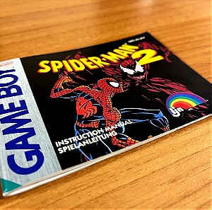 Αυθεντικό Αγγλικό manual για το SPIDER-MAN 2 του GameBoy