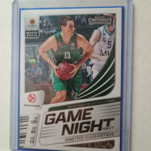 Panini Contender 2025-2026 Dimitris Diamantidis Game Night card new