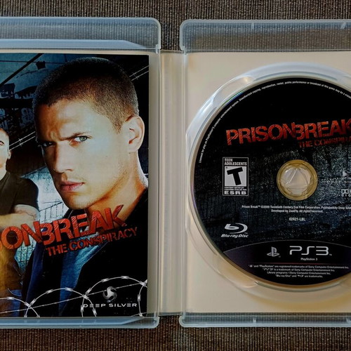 Prison Break PS3 game used, complete and in excellent condition