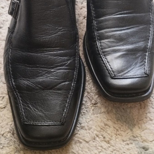 Romano Sicari handmade leather scarponi men's shoes size 40 used