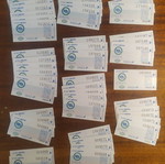 Set of 44 Attiko Metro tickets, various series