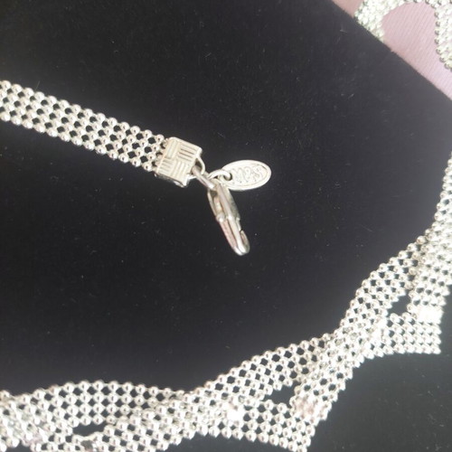 Marks & Spencer silver necklace, shiny