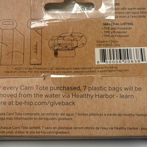 Hip CARRI TOTE bag new made from recycled plastic bottles