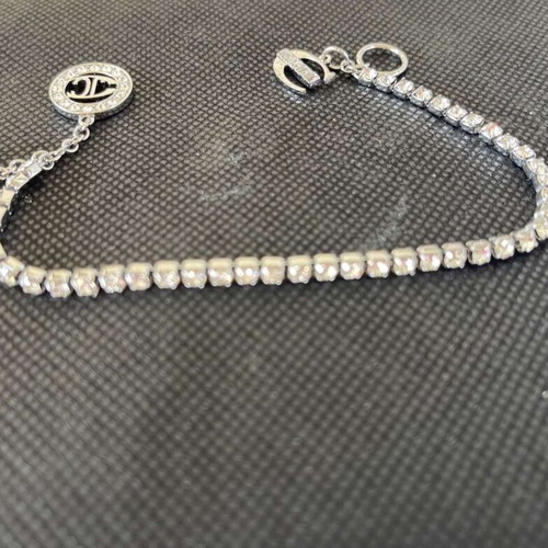 Just Cavalli zircon bracelet like new, 18cm, silver
