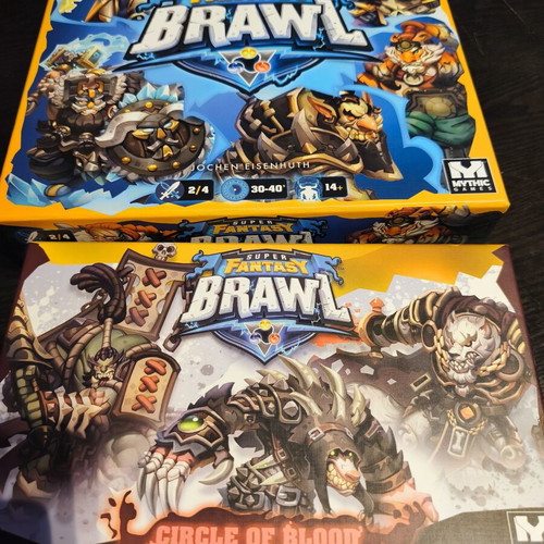 Super Fantasy Brawl game with Circle of Blood expansion like new