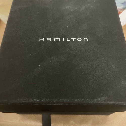 Ρολόι Hamilton Khaki X Wind μεταχειρισμένο, αυτόματο pilot style, μαύρο