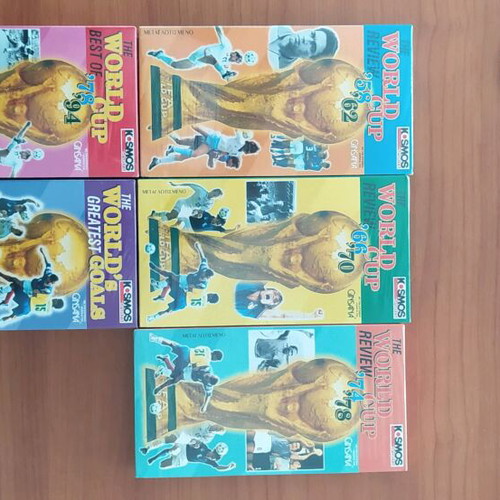 World Cup VHS tapes 1958-1994 new, rare collection 5 pcs