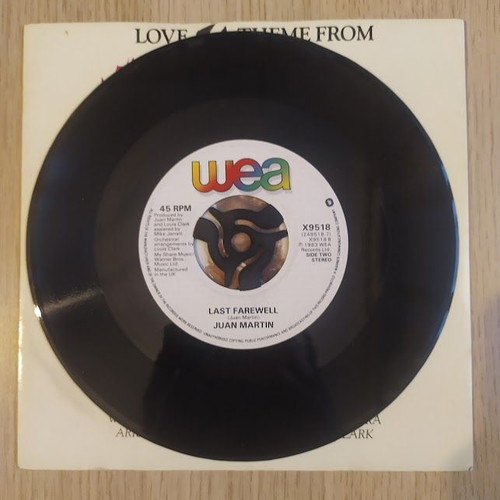Juan Martin Love Theme From The Thorn Birds vinyl 45rpm used, classical