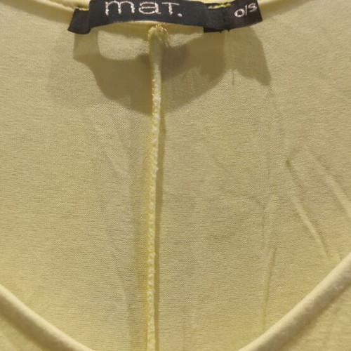 Mat Fashion women's summer long blouse like new, yellow