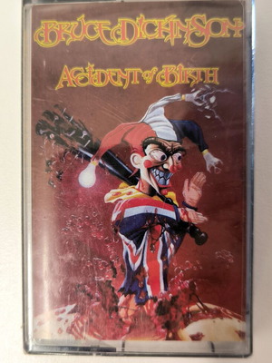 Bruce Dickinson Accident of Birth cassette tape brand new, metal