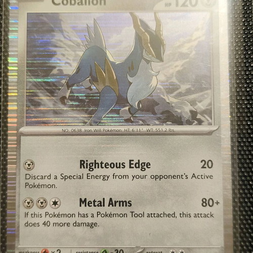 Pokémon Cards 3 Cobalion and 1 Master Ball new