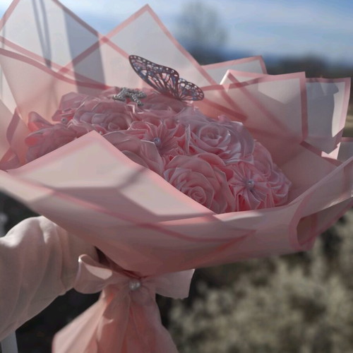 Handmade flower bouquet like new