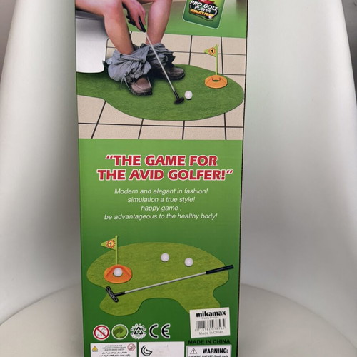 Mini Golf Toilet Game new