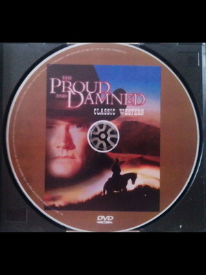 DVD THE PROUD AND DAMNED κλασικό γουέστερν με ελληνικούς υπότιτλους