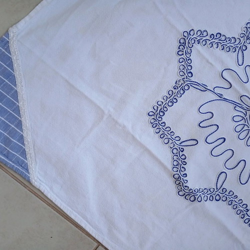 4 embroidery squares (together) handmade