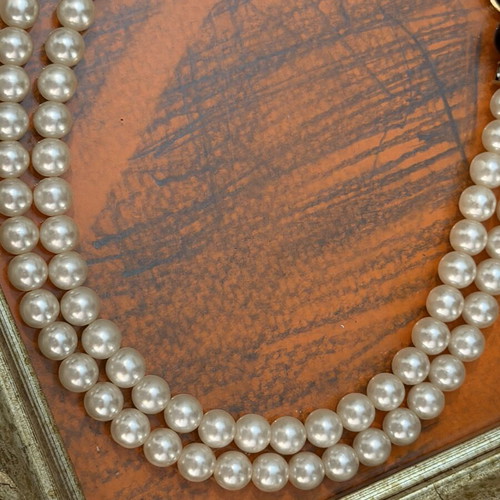Vintage large necklace with amethyst custom jewellery like new