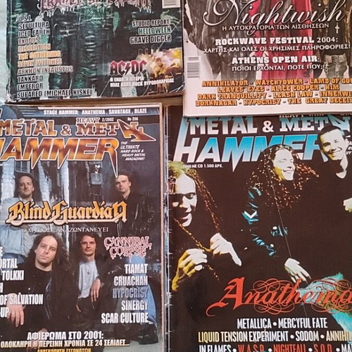 Metal Hammer collectible magazines used, pack of 11 (1999-2002)