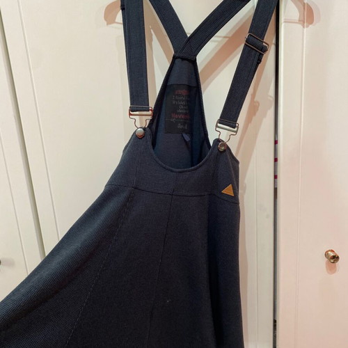 Attrattivo salopette skirt like new, dark blue, size S