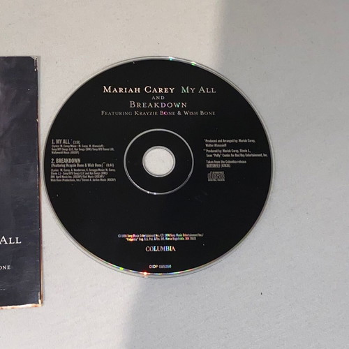 Mariah Carey My All rare CD single like new, worn cover
