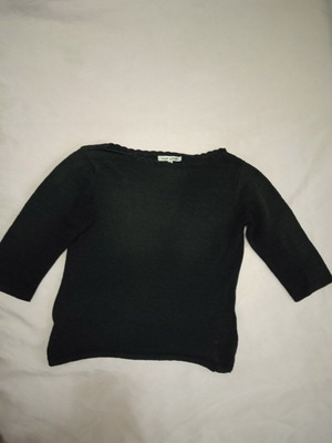 Hot chilli thin summer knitted blouse black medium used