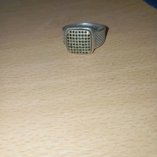 Hillas ring silver 925 with zircon, like new