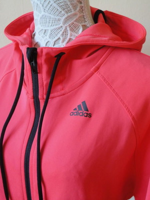 Adidas women's hoodie size L like new, pink