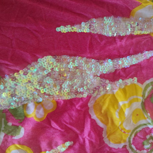 See Through Guru blouse XS used, pink and yellow, for 11 years old