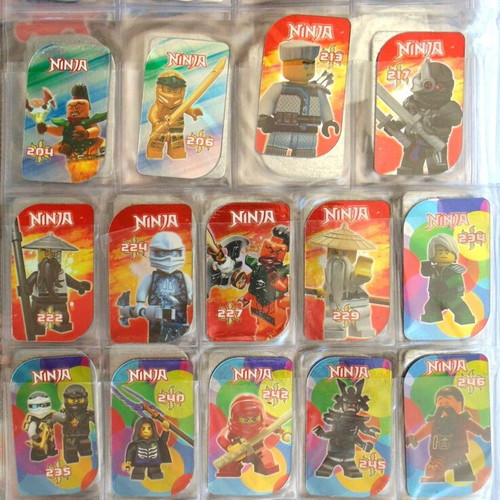 NINJA metal tag album, all glossy/foil, lot 149
