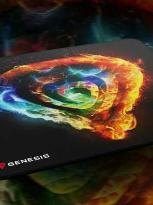 Genesis Carbon 500 M Fire Mouse Pad Γκρι