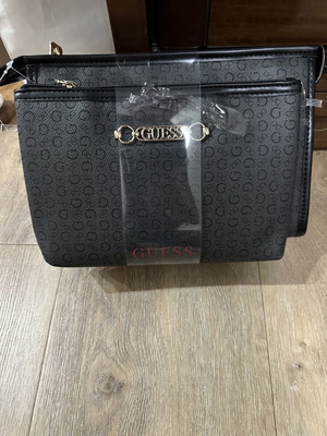 Guess set handbags authentic new black