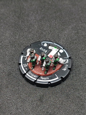 Mechwarrior Sniper Team #013 like new, green