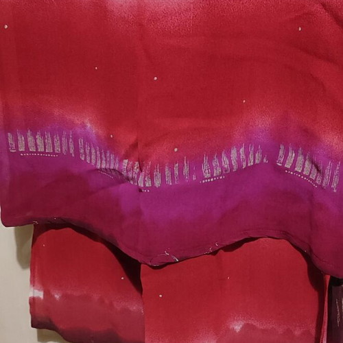 Sisan Couture maxi dress like new, size 2, deep burgundy and fuchsia