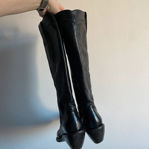 Gianni Barbato genuine leather cowboy boots used, size 36/37