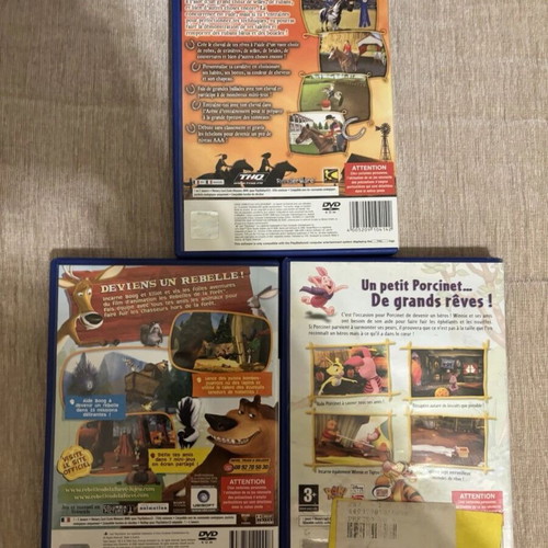 Disney and Kids PlayStation 2 PS2 PAL bundle used, action games