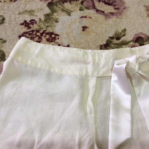 Raxevsky Capri pants women's linen used, size S
