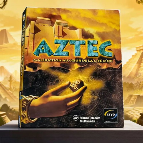 Aztec PC Adventure game like new, French