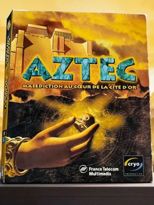 Aztec PC Adventure game like new, French