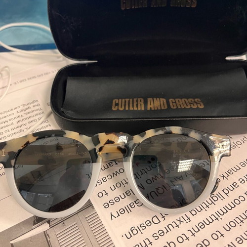 Cutler and Gross sunglasses like new, premium Italian