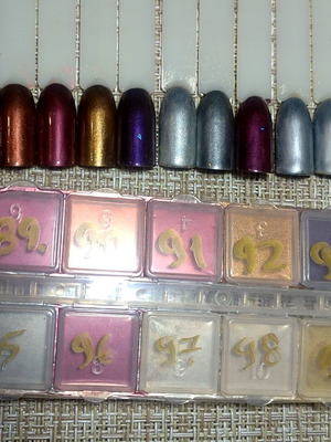 Σετ Mermaid σκόνη Nail Art καινούργιο, 12 χρώματα, 12 τεμ.