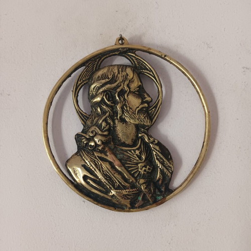 Bronze Bust of Jesus 14 cm used