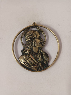 Bronze Bust of Jesus 14 cm used
