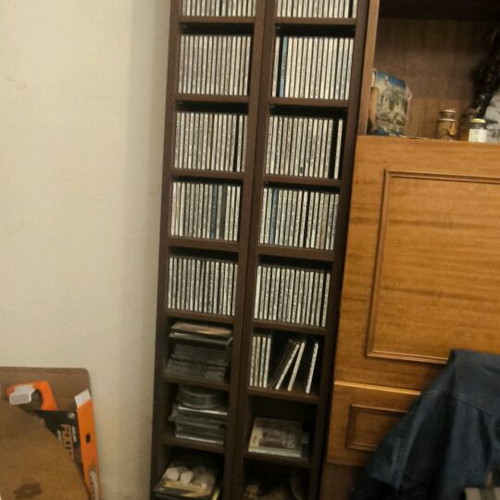 CD furniture used, capacity about 600 CDs