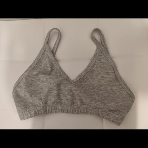 Sports Top gray new, sizes XS and S
