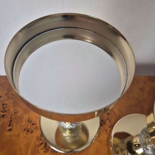 Inart metal gold candlestick set like new