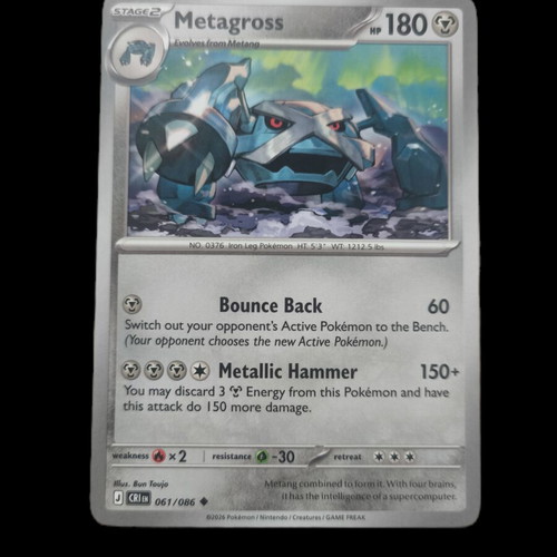 Pokemon trading card collection with Smeargle, Silvally, Pawniard, Zangoose, Lillipup, Metagross