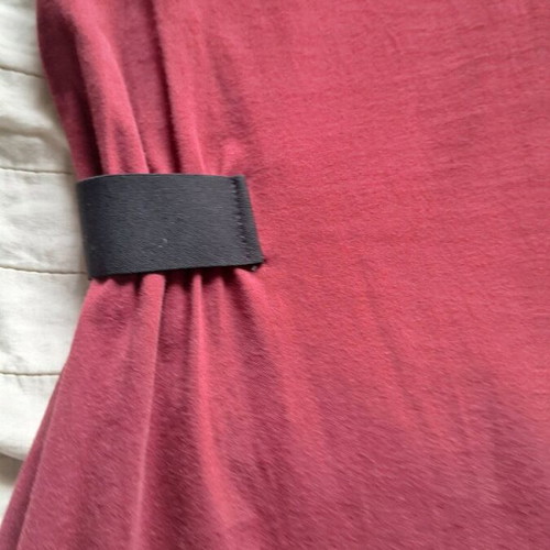 Naiba balloon midi dress red new