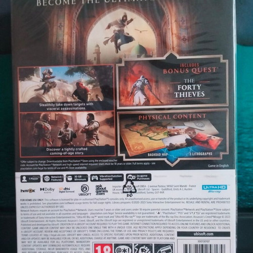 Assassin's Creed Mirage Launch Edition sealed PS5 game