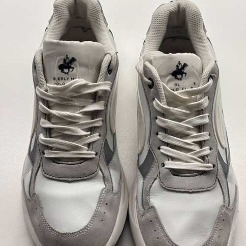 Beverly Hills Polo Club men's leather shoes like new, white, size 43