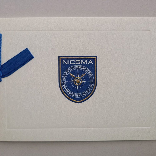 Greeting card used for Merry Christmas from NICSMA
